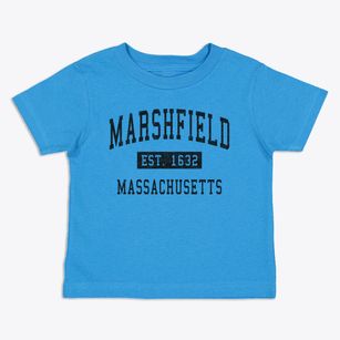 Marshfield Massachusetts Classic Established Toddler T-Shirt