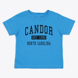 Candor North Carolina Classic Established Toddler T-Shirt