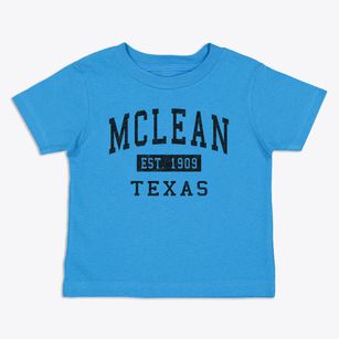 Mclean Texas Classic Established Toddler T-Shirt