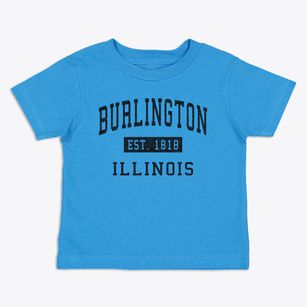 Burlington Illinois Classic Established Toddler T-Shirt
