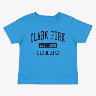 Clark Fork Idaho Classic Established Toddler T-Shirt