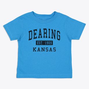 Dearing Kansas Classic Established Toddler T-Shirt