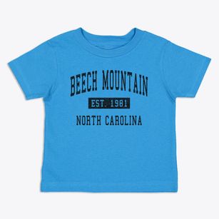 Beech Mountain North Carolina Classic Established Toddler T-Shirt