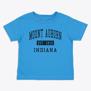 Mount Auburn Indiana Classic Established Toddler T-Shirt