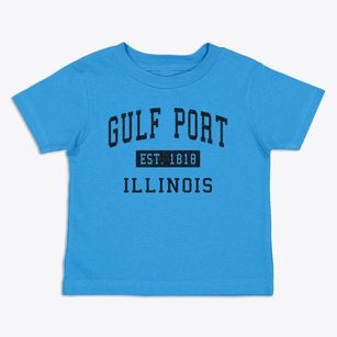 Gulf Port Illinois Classic Established Toddler T-Shirt