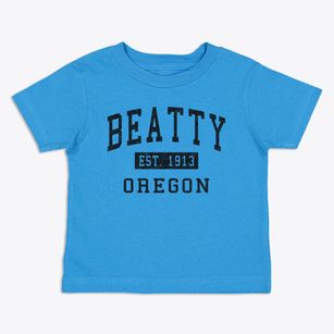 Beatty Oregon Classic Established Toddler T-Shirt