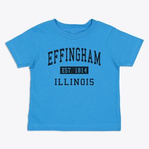 Effingham Illinois Classic Established Toddler T-Shirt
