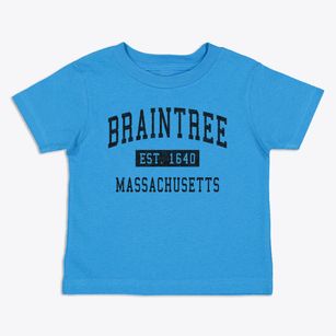 Braintree Massachusetts Classic Established Toddler T-Shirt