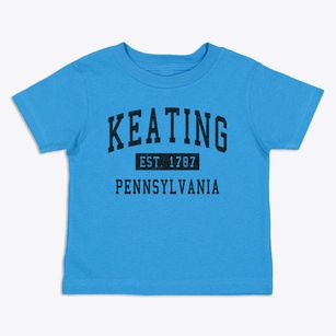 Keating Pennsylvania Classic Established Toddler T-Shirt