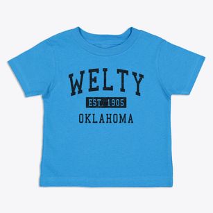 Welty Oklahoma Classic Established Toddler T-Shirt