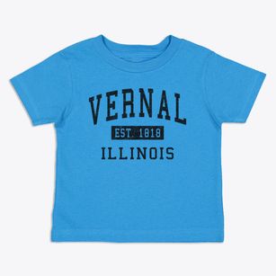 Vernal Illinois Classic Established Toddler T-Shirt