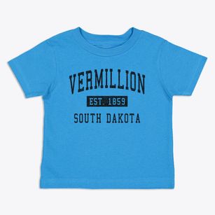 Vermillion South Dakota Classic Established Toddler T-Shirt