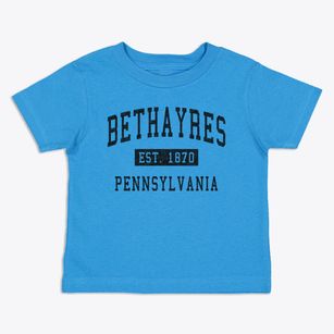 Bethayres Pennsylvania Classic Established Toddler T-Shirt