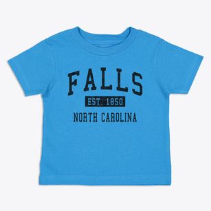 Falls North Carolina Classic Established Toddler T-Shirt