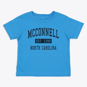 Mcconnell North Carolina Classic Established Toddler T-Shirt