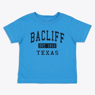 Bacliff Texas Classic Established Toddler T-Shirt