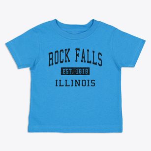 Rock Falls Illinois Classic Established Toddler T-Shirt