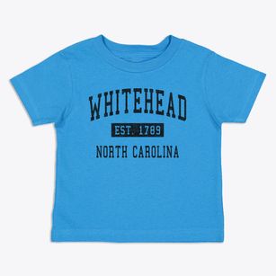 Whitehead North Carolina Classic Established Toddler T-Shirt