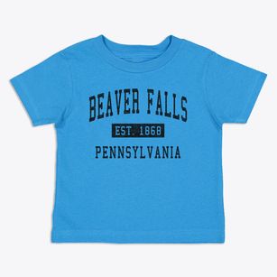 Beaver Falls Pennsylvania Classic Established Toddler T-Shirt