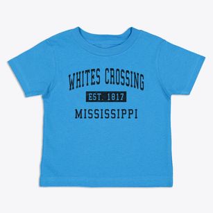Whites Crossing Mississippi Classic Established Toddler T-Shirt