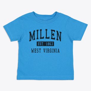 Millen West Virginia Classic Established Toddler T-Shirt