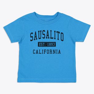 Sausalito California Classic Established Toddler T-Shirt