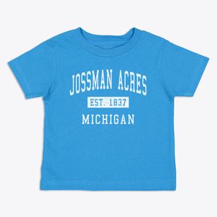 Jossman Acres Michigan Classic Established Toddler T-Shirt
