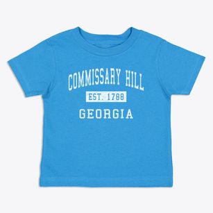 Commissary Hill Georgia Classic Established Toddler T-Shirt