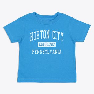 Horton City Pennsylvania Classic Established Toddler T-Shirt