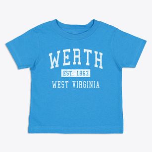 Werth West Virginia Classic Established Toddler T-Shirt