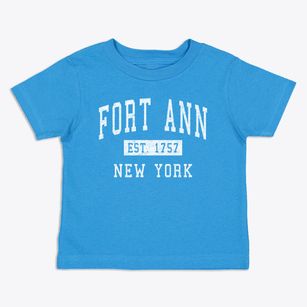 Fort Ann New York Classic Established Toddler T-Shirt