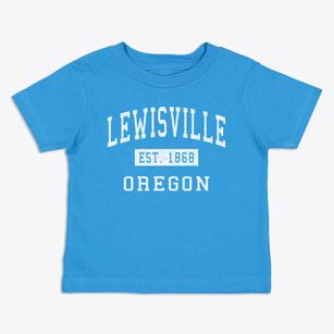 Lewisville Oregon Classic Established Toddler T-Shirt