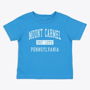 Mount Carmel Pennsylvania Classic Established Toddler T-Shirt