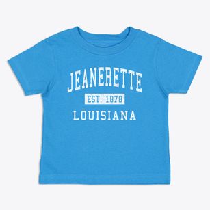 Jeanerette Louisiana Classic Established Toddler T-Shirt
