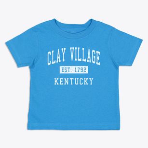 Clay Village Kentucky Classic Established Toddler T-Shirt