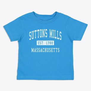 Suttons Mills Massachusetts Classic Established Toddler T-Shirt
