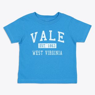 Vale West Virginia Classic Established Toddler T-Shirt