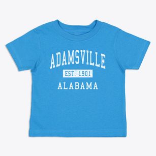 Adamsville Alabama Classic Established Toddler T-Shirt