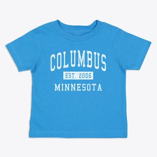 Columbus Minnesota Classic Established Toddler T-Shirt