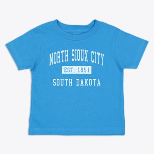 North Sioux City South Dakota Classic Established Toddler T-Shirt