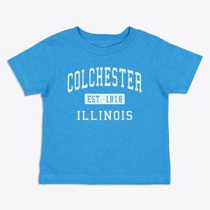 Colchester Illinois Classic Established Toddler T-Shirt