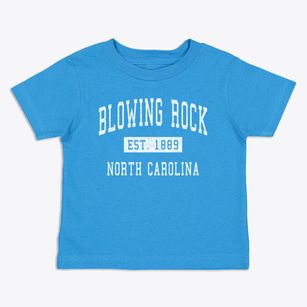 Blowing Rock North Carolina Classic Established Toddler T-Shirt