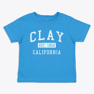 Clay California Classic Established Toddler T-Shirt