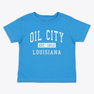 Oil City Louisiana Classic Established Toddler T-Shirt