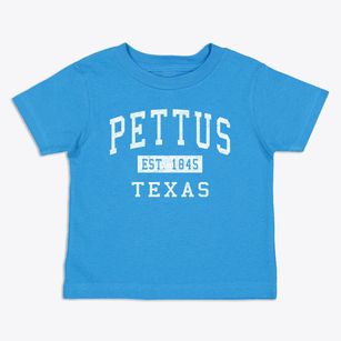Pettus Texas Classic Established Toddler T-Shirt