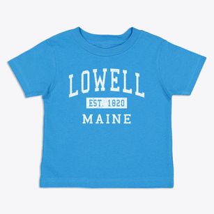 Lowell Maine Classic Established Toddler T-Shirt
