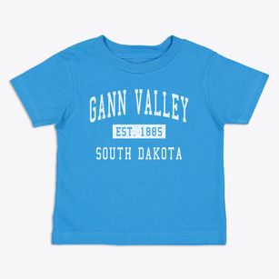 Gann Valley South Dakota Classic Established Toddler T-Shirt