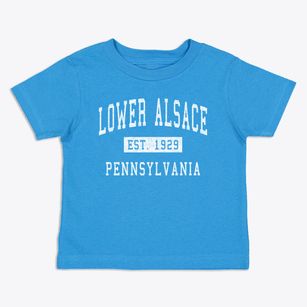 Lower Alsace Pennsylvania Classic Established Toddler T-Shirt