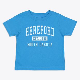 Hereford South Dakota Classic Established Toddler T-Shirt