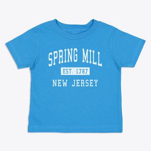 Spring Mill New Jersey Classic Established Toddler T-Shirt